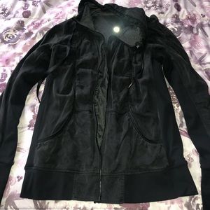 Lululemon black reversible zip up